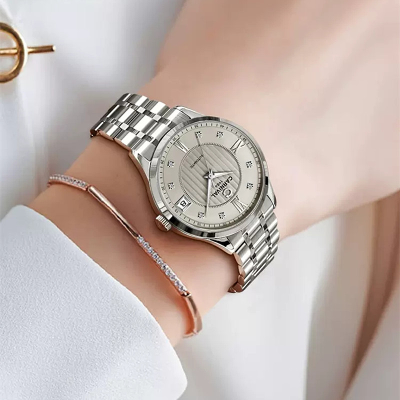 Luxury Watch Japan - Швейцарские женские часы CARNIVAL класса люкс