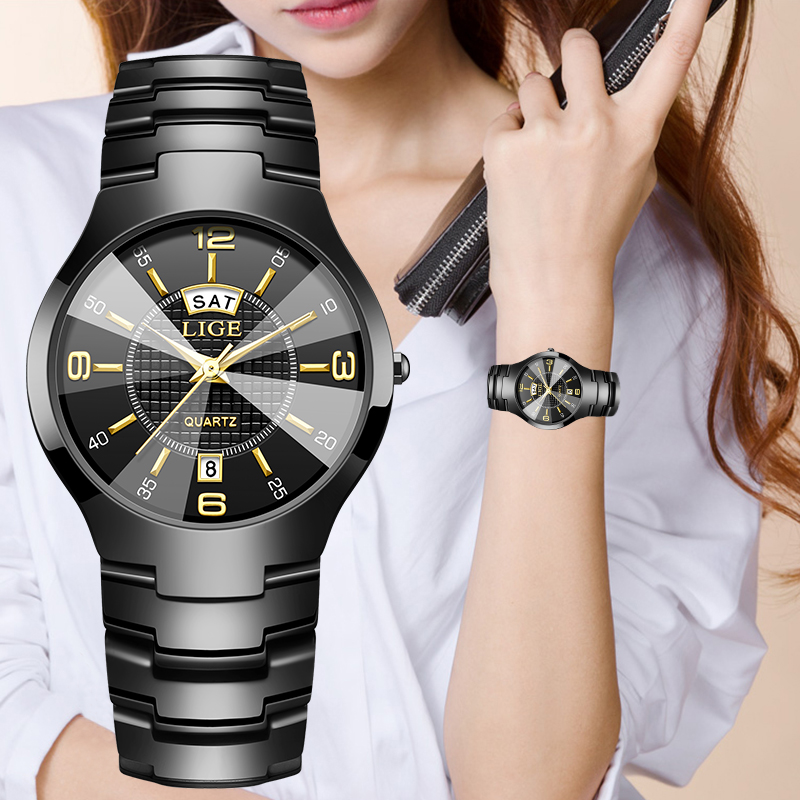 Luxury Watch Dial - LIGE модные элегантные женские наручные часы