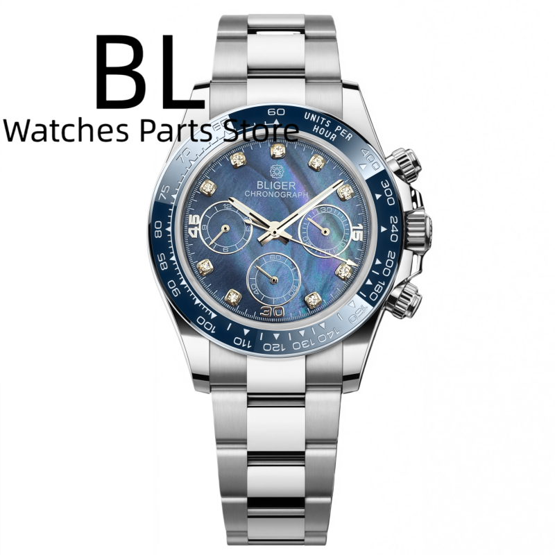 Luxury Watch German - BLIGER 39 мм Роскошные мужские часы