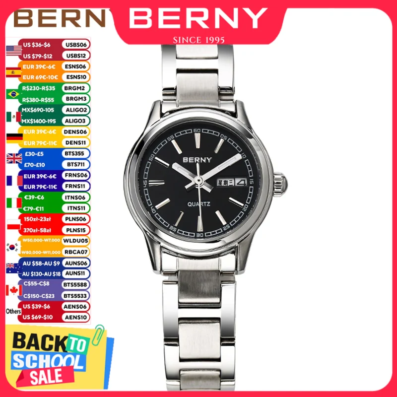 Luxury Watch Japan - Роскошные женские часы BERNY с японским