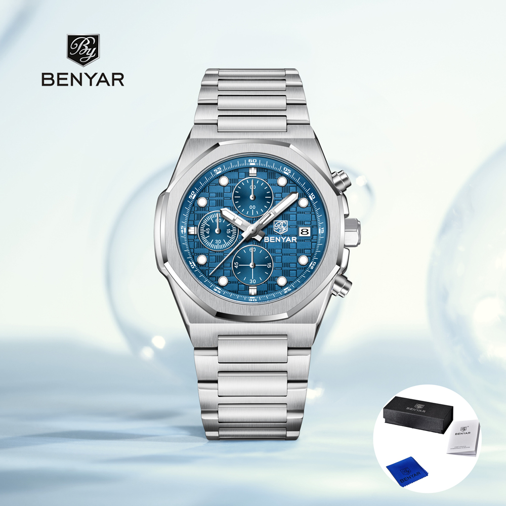 Luxury Watch Organizer For Men - Новинка 2022, мужские часы BENYAR, роскошные