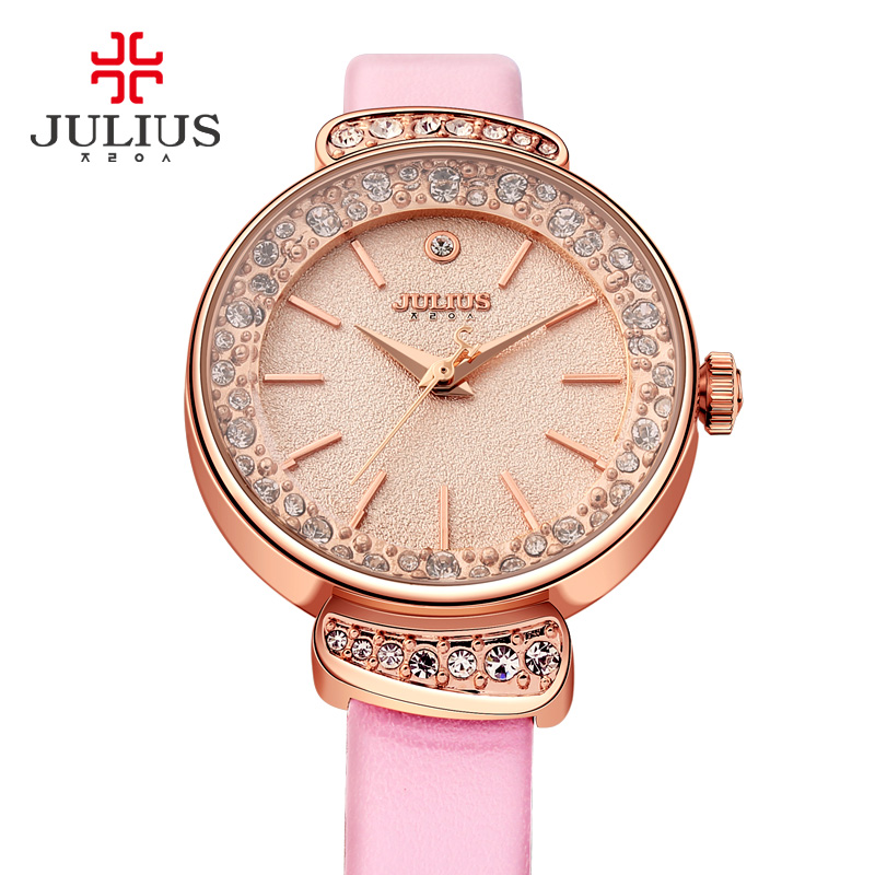 Luxury Watch Japan - Женские часы со стразами, японские кварцевые