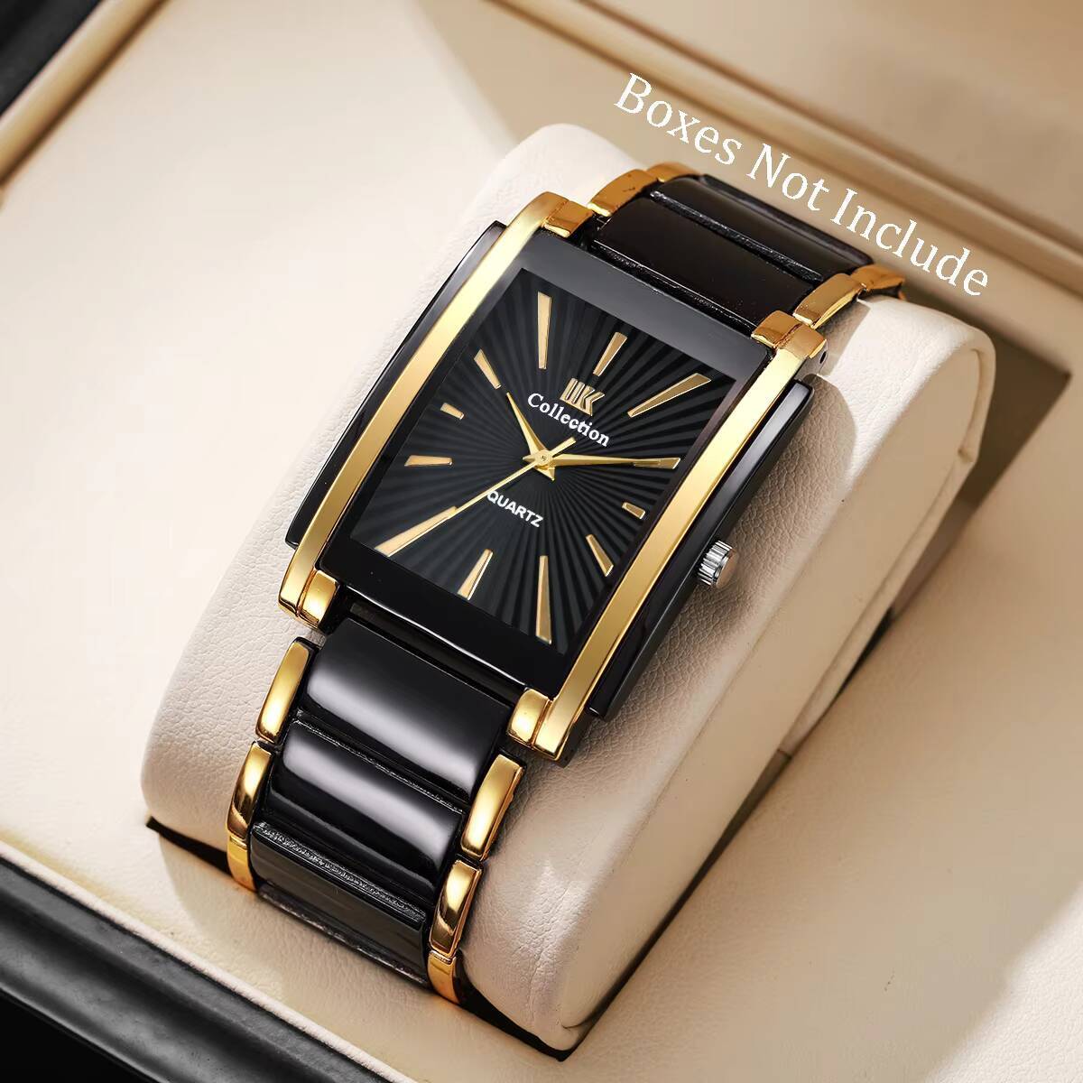 Luxury Watch Organizer For Men - Роскошные прямоугольные мужские деловые часы с