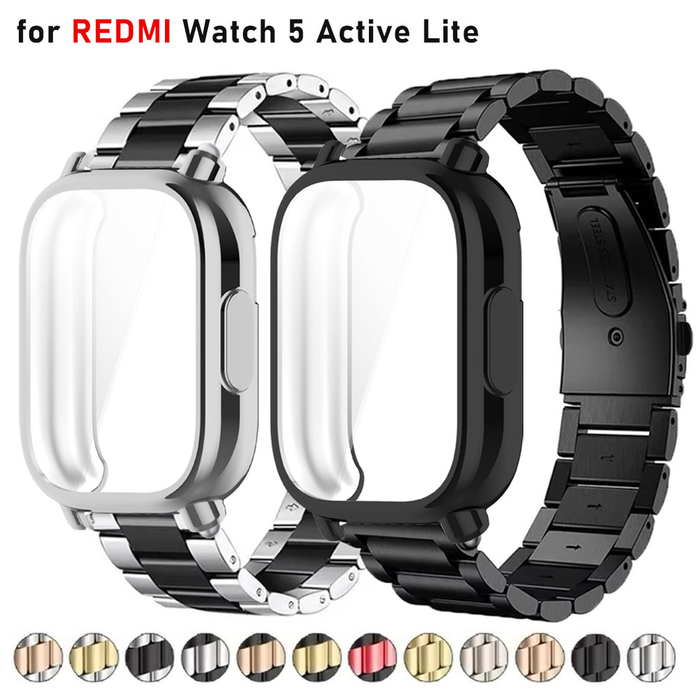 Xiaomi Luxury Watch - Чехол + роскошный металлический ремешок для