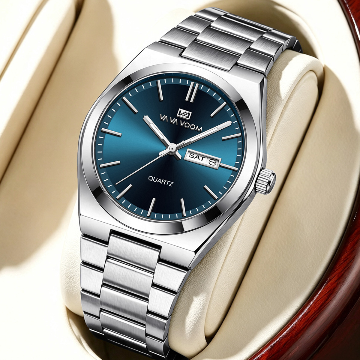 Luxury Watch Organizer For Men - Роскошные мужские часы, водонепроницаемые (3 бар),