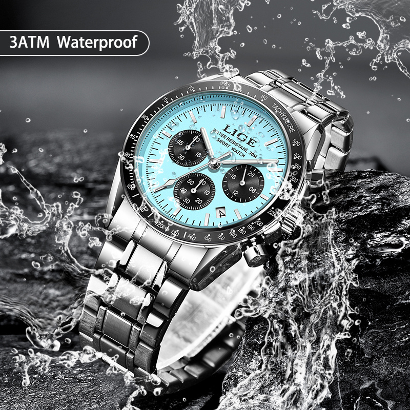 Мужские наручные часы LIGE 202 – обзор и цена Luxury Watch Organizer For Men