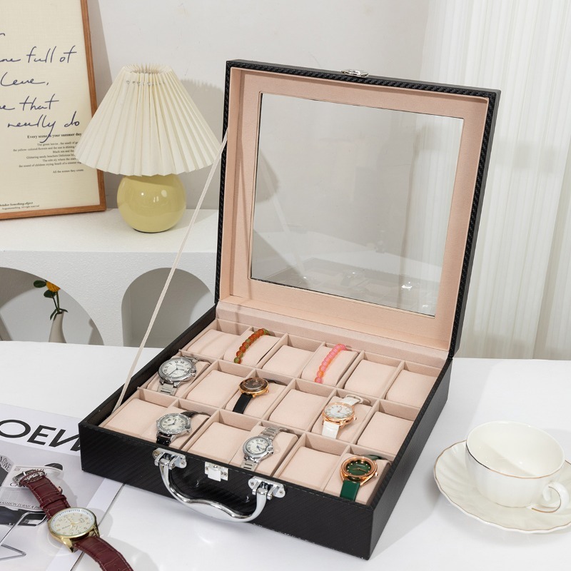 Кожаный футляр для хранения и  – обзор и цена Luxury Watch Collection Box