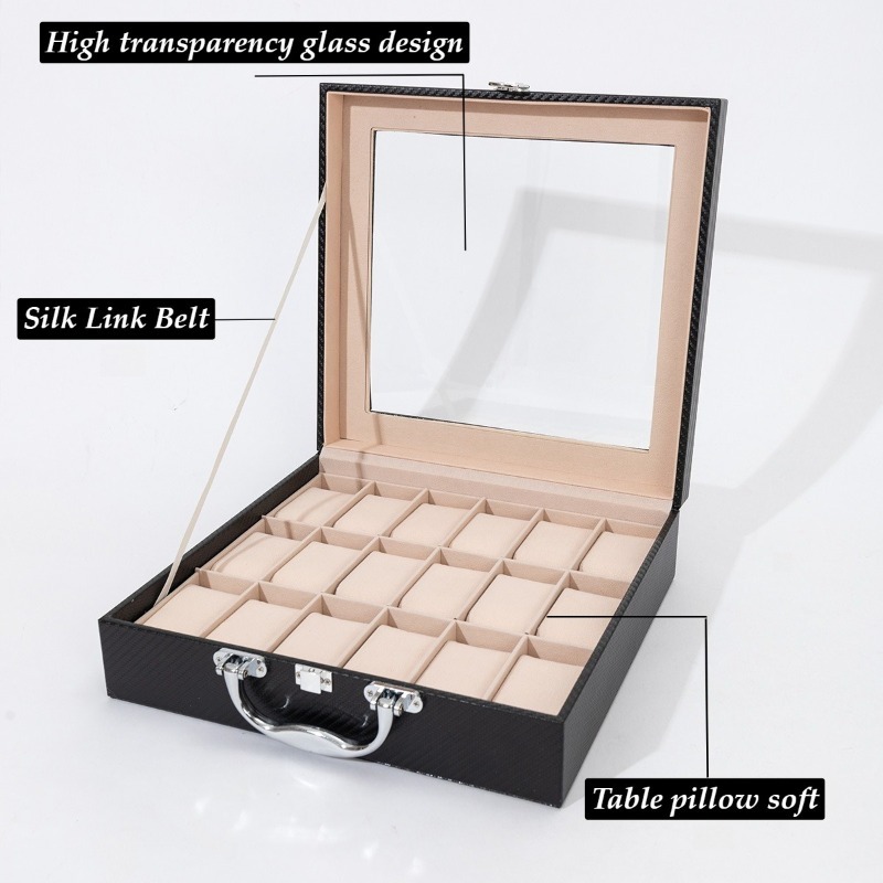 Кожаный футляр для хранения и  – обзор и цена Luxury Watch Collection Box