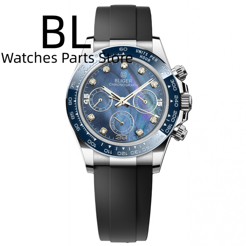 BLIGER 39 мм Роскошные мужские – обзор и цена Luxury Watch German