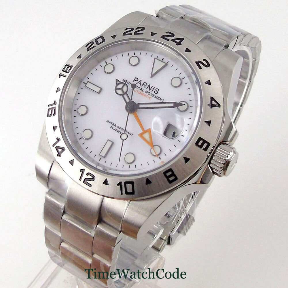 Мужские автоматические часы с  – обзор и цена Gmt Dual Timezone Watch