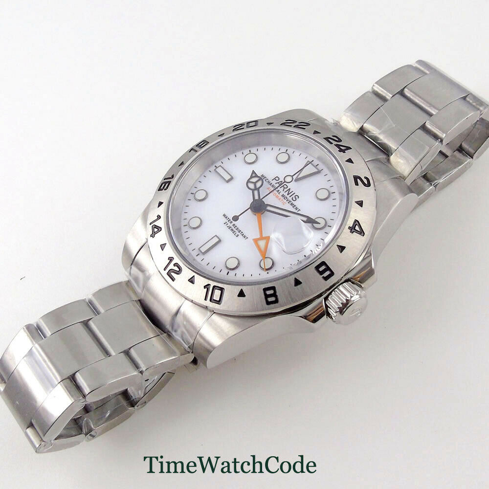 Мужские автоматические часы с  – обзор и цена Gmt Dual Timezone Watch