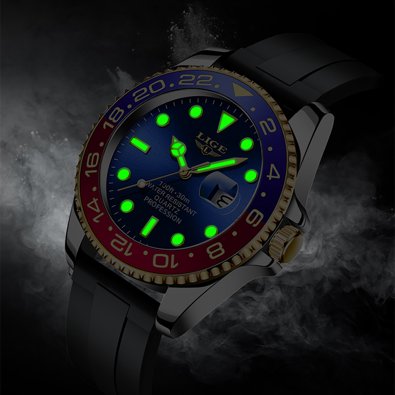 Мужские кварцевые часы LIGE 20 – обзор и цена Luxury Watch Organizer For Men
