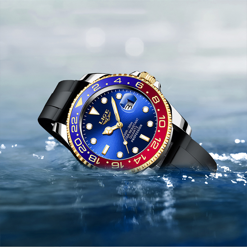 Мужские кварцевые часы LIGE 20 – обзор и цена Luxury Watch Organizer For Men