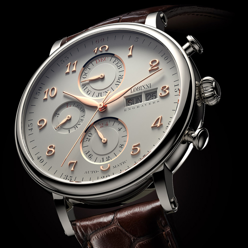 Часы швейцарские LOBINNI мужск – обзор и цена Luxury Watch German