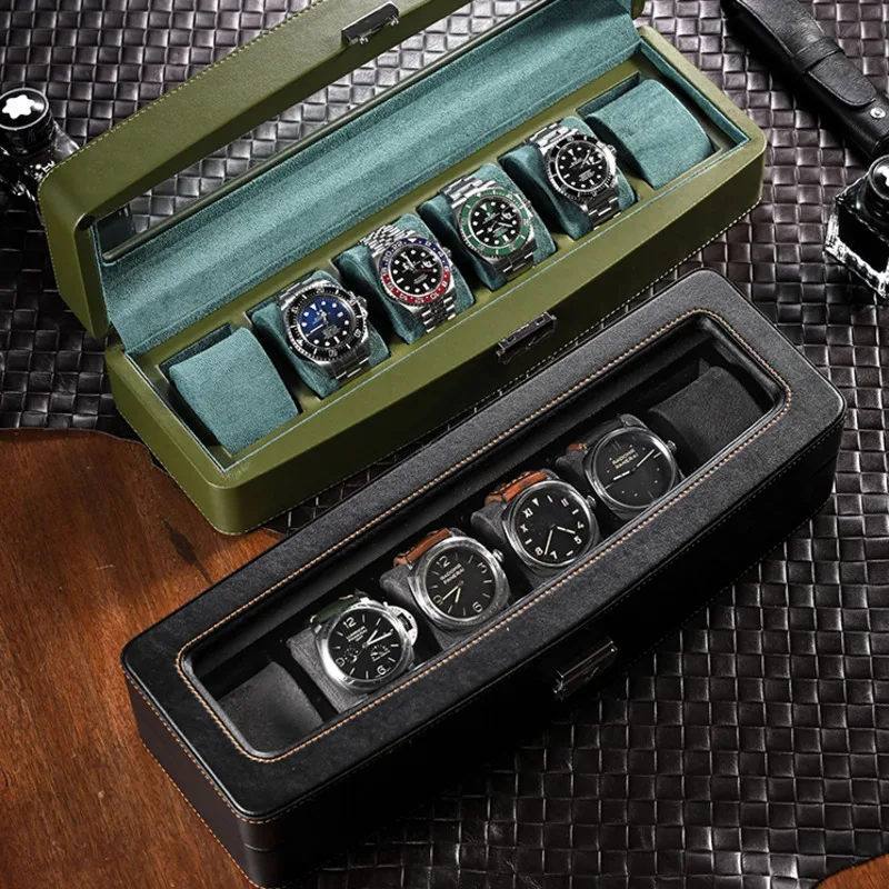 Легкий роскошный кожаный орган – обзор и цена Luxury Watch Collection Box