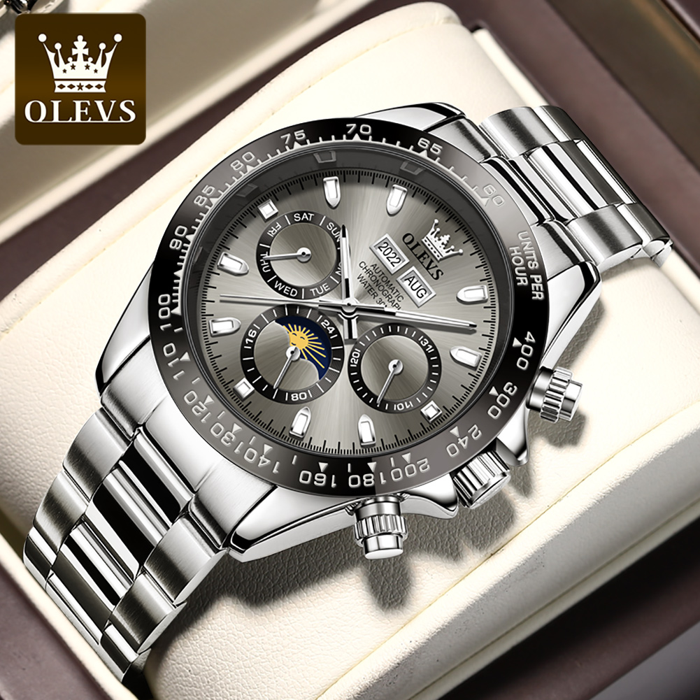 OLEVS 6654 Роскошные мужские ч – обзор и цена Rolex Watch Datejust