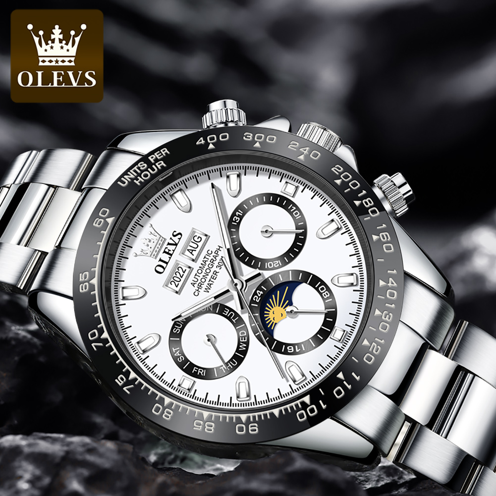 OLEVS 6654 Роскошные мужские ч – обзор и цена Rolex Watch Datejust