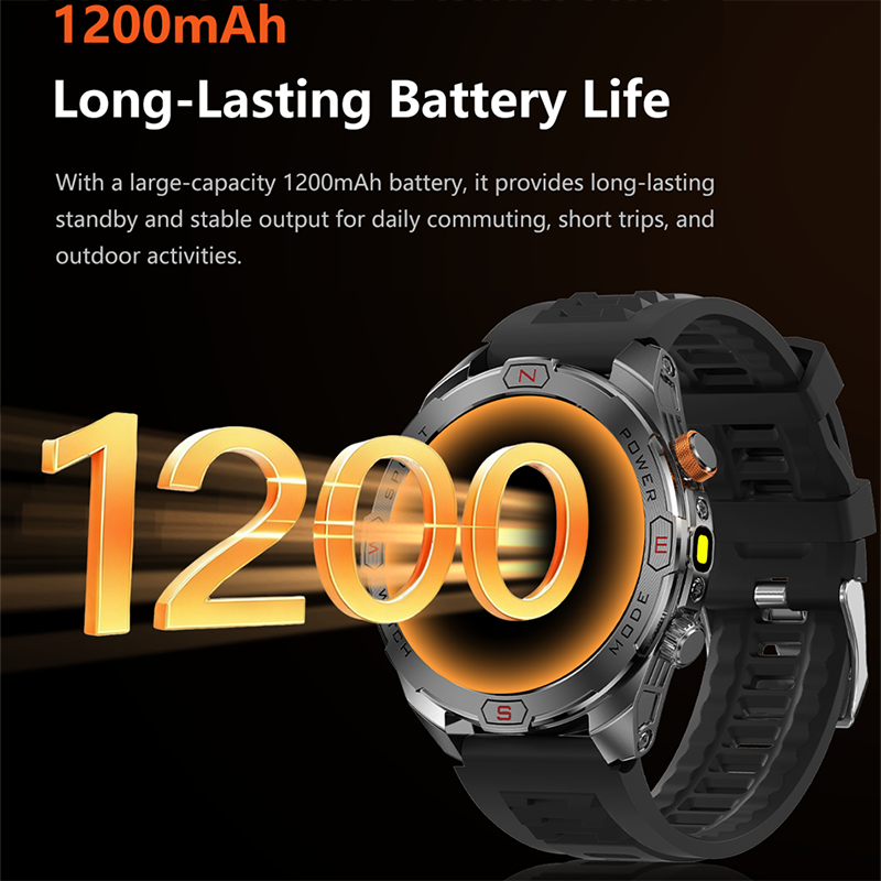 Новые прочные смарт-часы 2026  – обзор и цена Gmt Dual Timezone Watch
