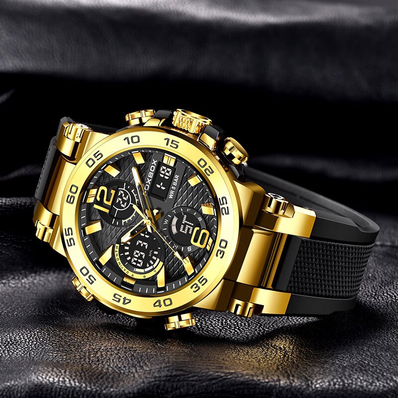 FOXBOX бизнес часы мужские мод – обзор и цена Luxury Watch Collection Box