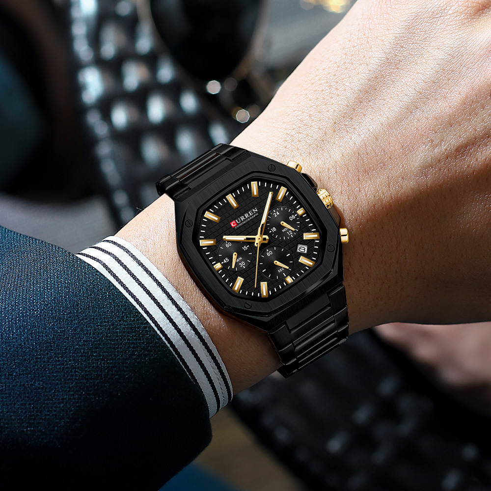 CURREN Роскошные квадратные ча – обзор и цена Luxury Watch Dial