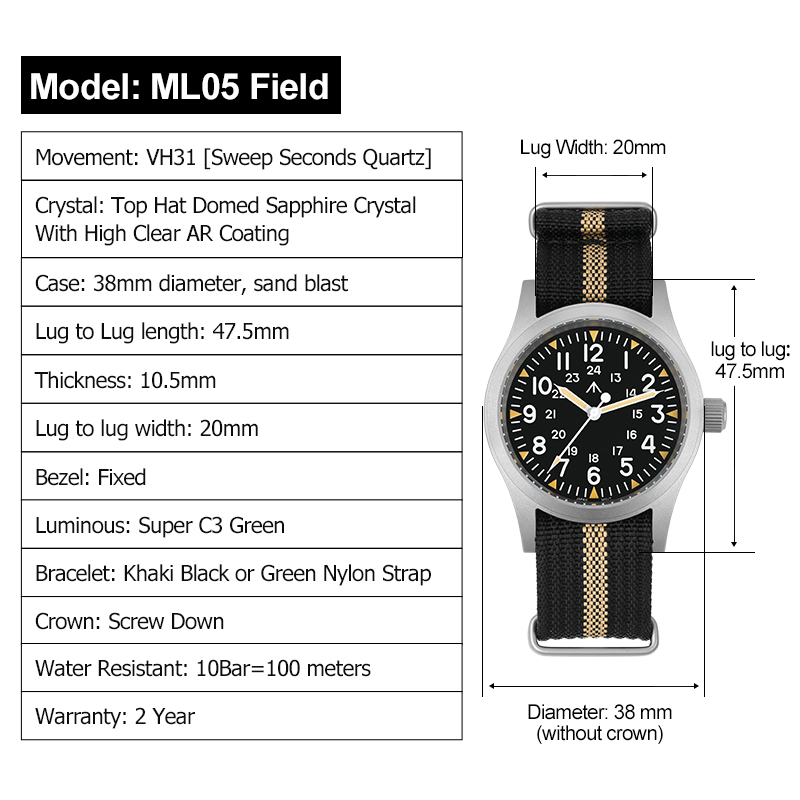 Militado ML05 Винтажные часы V – обзор и цена Luxury Watch Japan