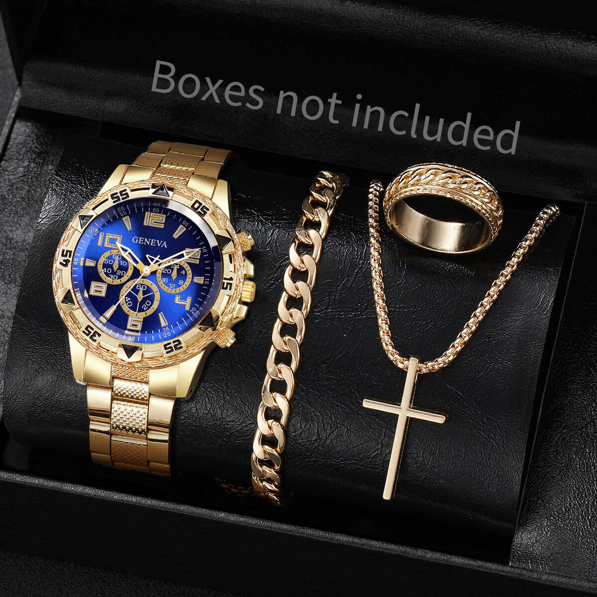 4 шт./компл. Модные мужские де – обзор и цена Luxury Watch Organizer For Men