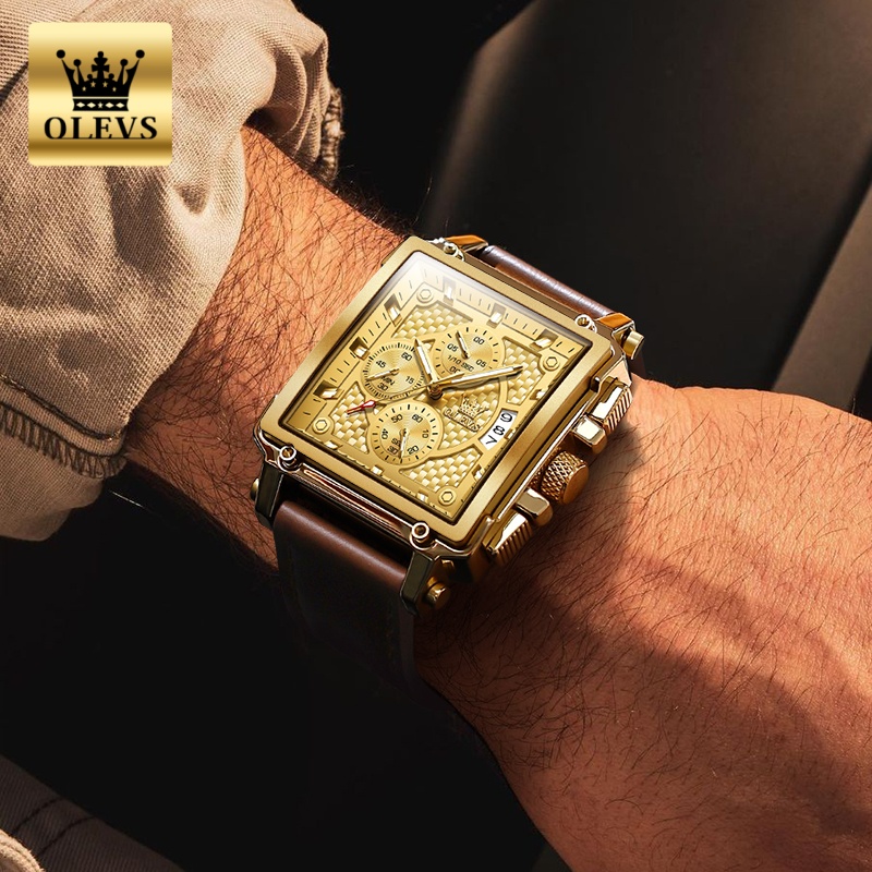 Мужские часы бренда OLEVS, вод – обзор и цена Luxury Watch Dial