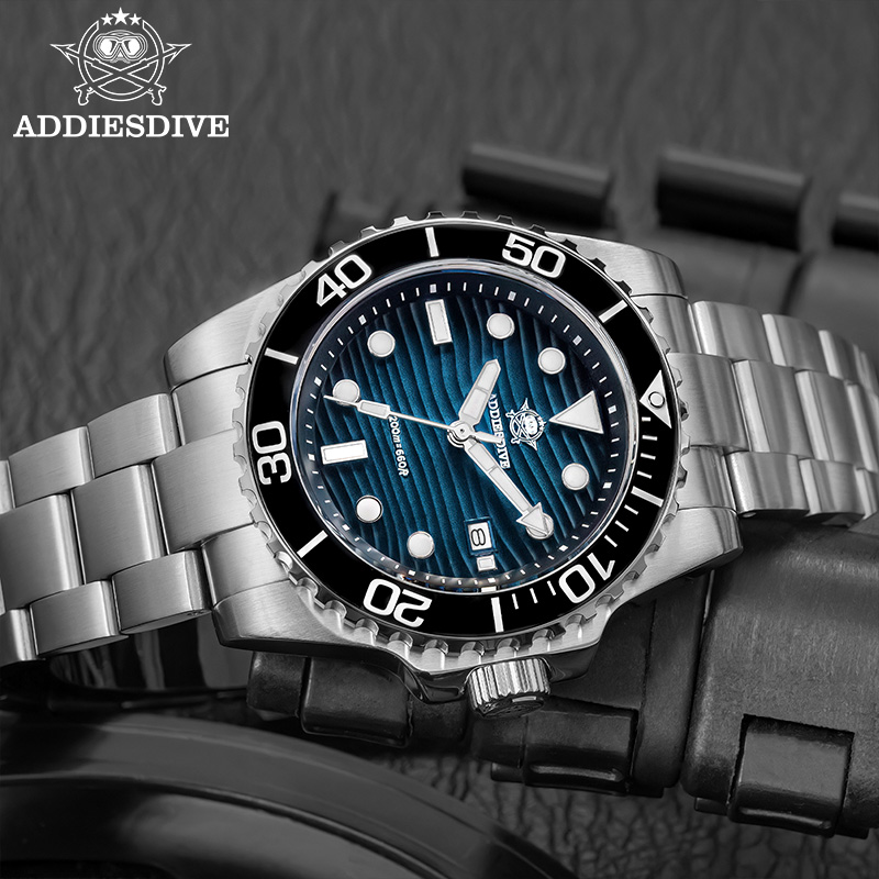 ADDIESDIVE мужские 2115 кварце – обзор и цена Luxury Watch Dial